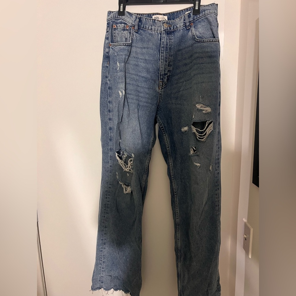 Zara The 90’s Full Length Jeans! Size 12 and super long!